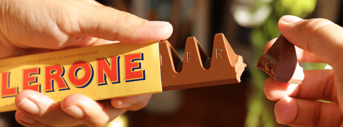 Toblerone fans are not happy with its shape change. Toblerone