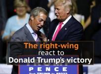 Right-wing leaders react to Donald Trump victory in US election