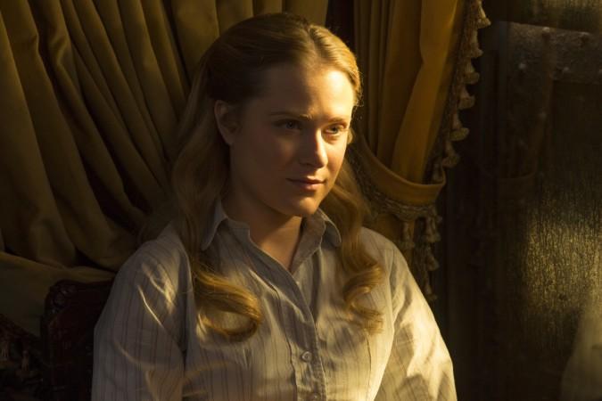 Evan Rachel Wood as Dolores Abernathy in a still from Westworld. Westworld