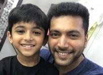Jayam Ravi with his son Aarav