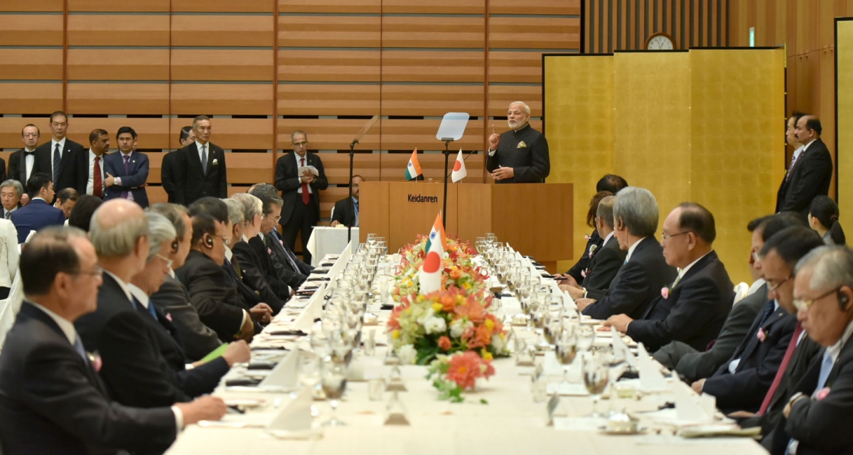 modi japan visit india trade bilateral agreement tokyo china south china sea dispute territorial row bullet train shinzo abe pm defence ties technology