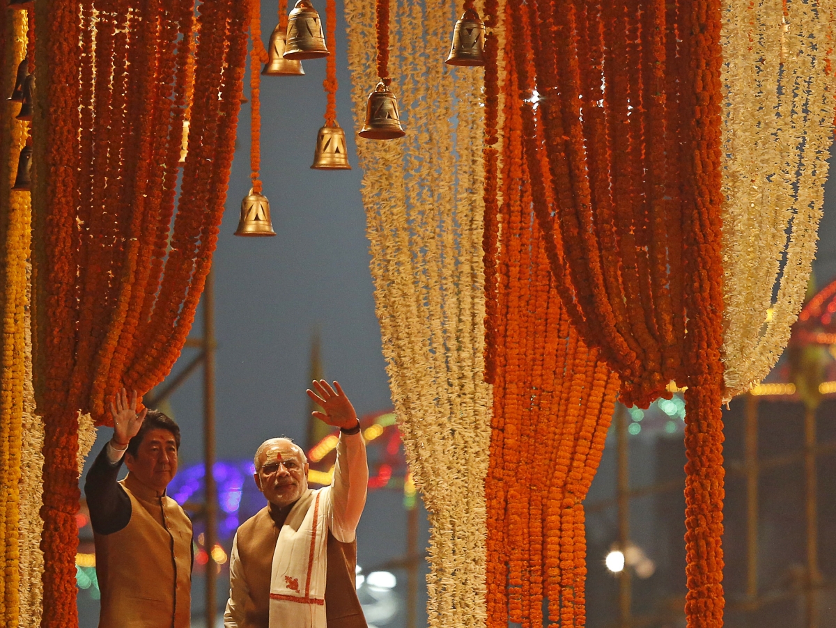 modi japan visit india trade bilateral agreement tokyo china south china sea dispute territorial row bullet train shinzo abe pm defence ties technology