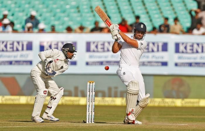 If the wicket does show some signs of life on day five, Alastair Cook could push for a win Alastair Cook England Wriddhiman Saha India