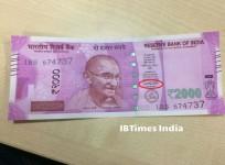The new Rs 2,000 currency note