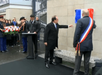 Paris attacks anniversary: Hollande unveils commemorative plaque at Stade de France