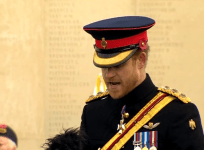Prince Harry leads nation in commemorating fallen on Armistice Day