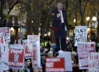 Tensions rise on second day of anti-Trump protests