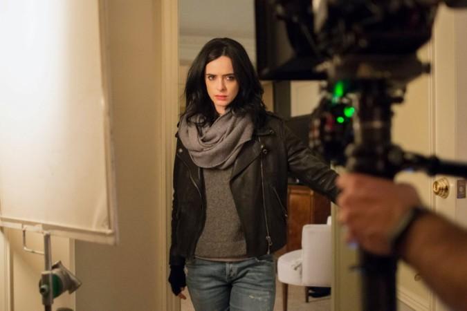 Krysten Ritter as Jessica Jones in The Netflix series Jessica Jones
