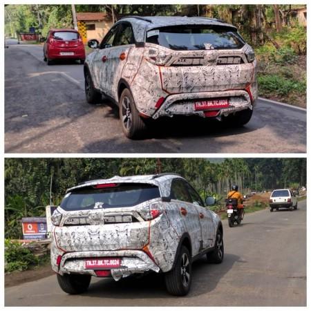 Tata Nexon continues to be tested on public roads Tata Nexon continues to be tested on public roads