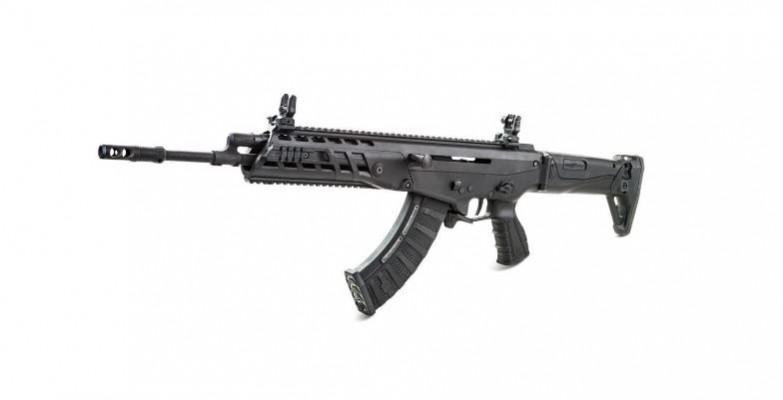 New Kalashnikov weapons are likely to be made in India following Reliance Defence plans of joint venture with Israeli company, Kalashnikov Israel. In Picture: AK Alfa developed by Kalashnikov Israel represent AK engine with modern day body. New Kalashnikovs in India