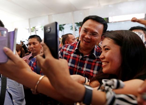 Jakarta Governor Basuki Tjahaja Purnama, nicknamed Basuki Tjahaja Purnama