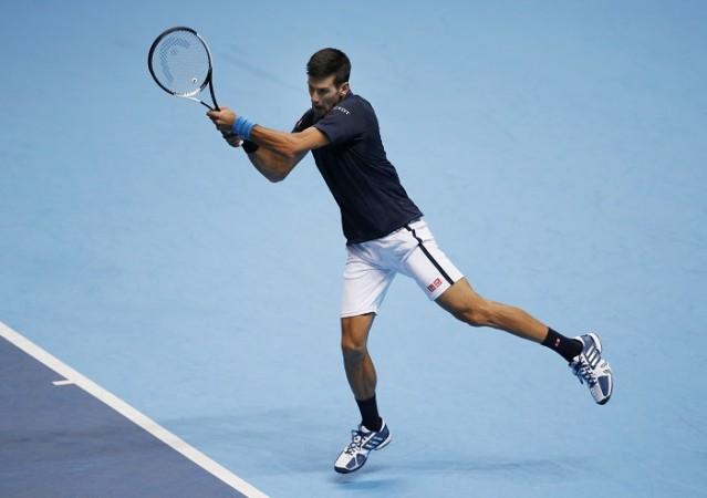 Novak Djokovic topped his group after beating David Goffin in his final round robin match of the ATP World Tour Finals Novak Djokovic