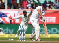 Alastair Cook England India stumps