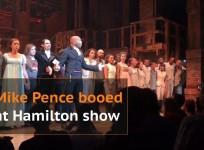 Vice president-elect Mike Pence booed at Hamilton show; actors ask him to uphold American values