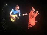 British band Coldplay's frontman Chris Martin
