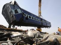 Nearly 100 people killed as passenger train derails in northern India