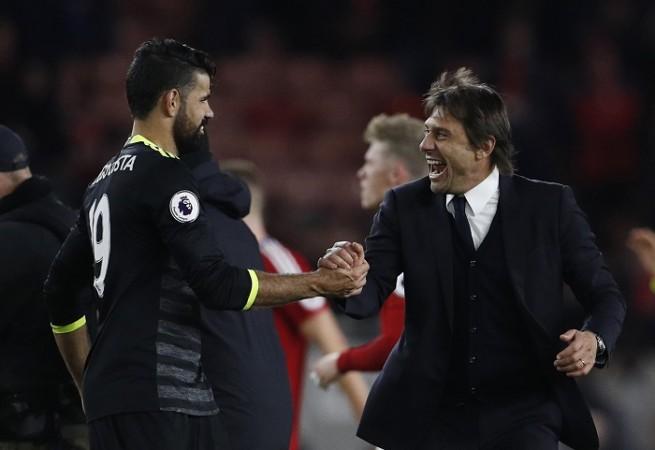 Diego Costa Antonio Conte Chelsea