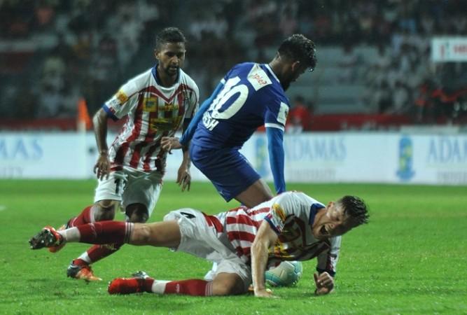 It was a close contest between the two sides. Atletico de Kolkata