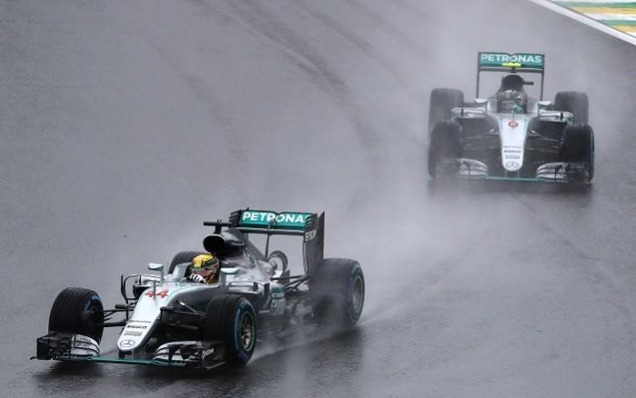After an intense battle in the Brazil rain, Lewis Hamilton and Nico Rosberg head to the Abu Dhabi desert for the final race of the F1 season Lewis Hamilton Nico Rosberg