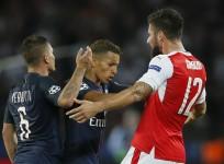Marco Verratti Marquinhos PSG Olivier Giroud Arsenal