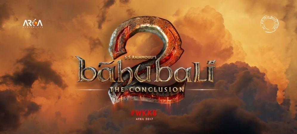 Baahubali 2 video editor arrested in connection to leaked video from the film. Pictured: Baahubali 2 logo Baahubali 2 logo