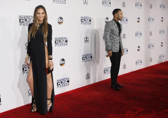 Chrissy Teigen goes braless, almost suffers nip slip in $6,000