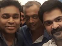 Simbu's Selfie with director Gautham Menon, musician AR Rahman