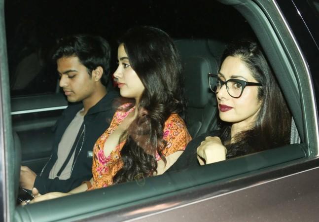 Pictured: Jhanvi Kapoor, Shikhar Pahariya along with Sridevi and Boney Kapoor at Dear Zindagi screening Jhanvi Kapoor, Shikhar Pahariya along with Sridevi and Boney Kapoor at Dear Zindagi screening