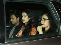 Jhanvi Kapoor, Shikhar Pahariya along with Sridevi and Boney Kapoor at Dear Zindagi screening