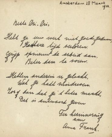 anne frank poem