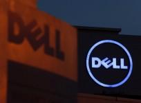 Dell logos are seen at its headquarters in Cyberjaya