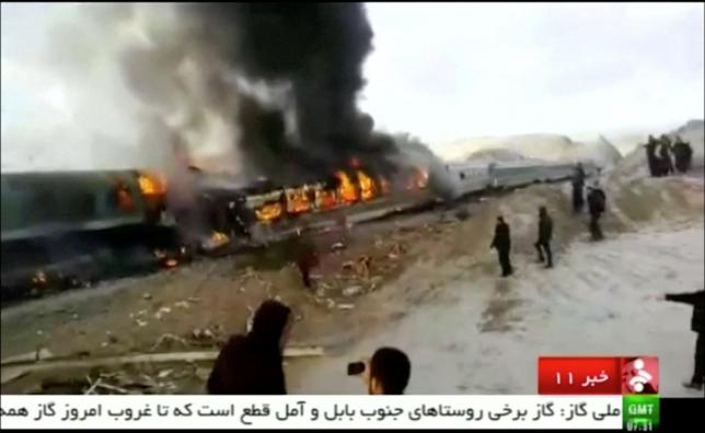 Iran train accident