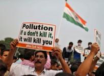 Pollution protest