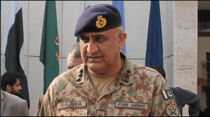Pakistani army chief General Qamar Javed Bajwa. Pak Army