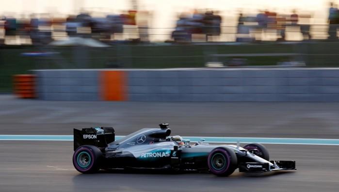 Lewis Hamilton scorched the Yas Marina circuit in qualifying Lewis Hamilton Abu Dhabi GP