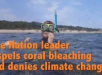 Australia: One nation leader Pauline Hanson denies coral bleaching and climate change