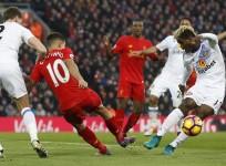 Philippe Coutinho Liverpool Didier Ndong Sunderland