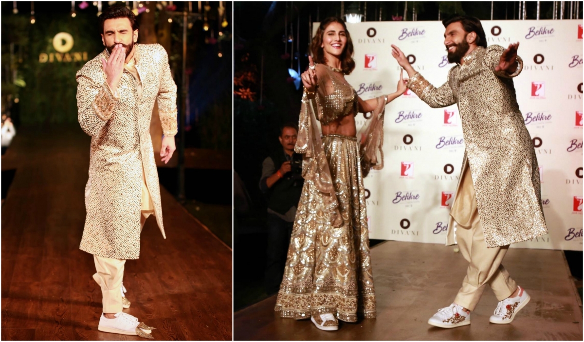 Ranveer Singh, Vaani Kapoor at the Befikre promotions. Ranveer Singh, Vaani Kapoor