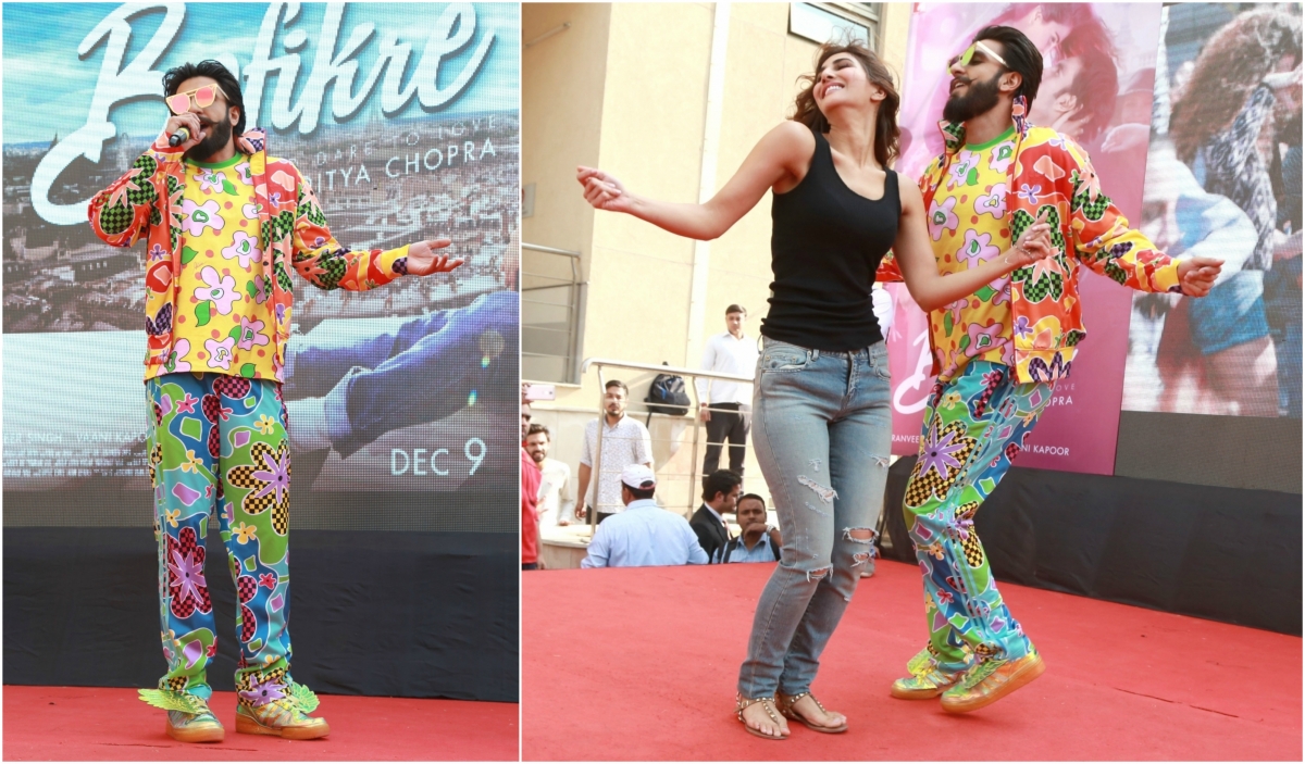 Ranveer Singh, Vaani Kapoor at the Befikre promotions. Ranveer Singh, Vaani Kapoor