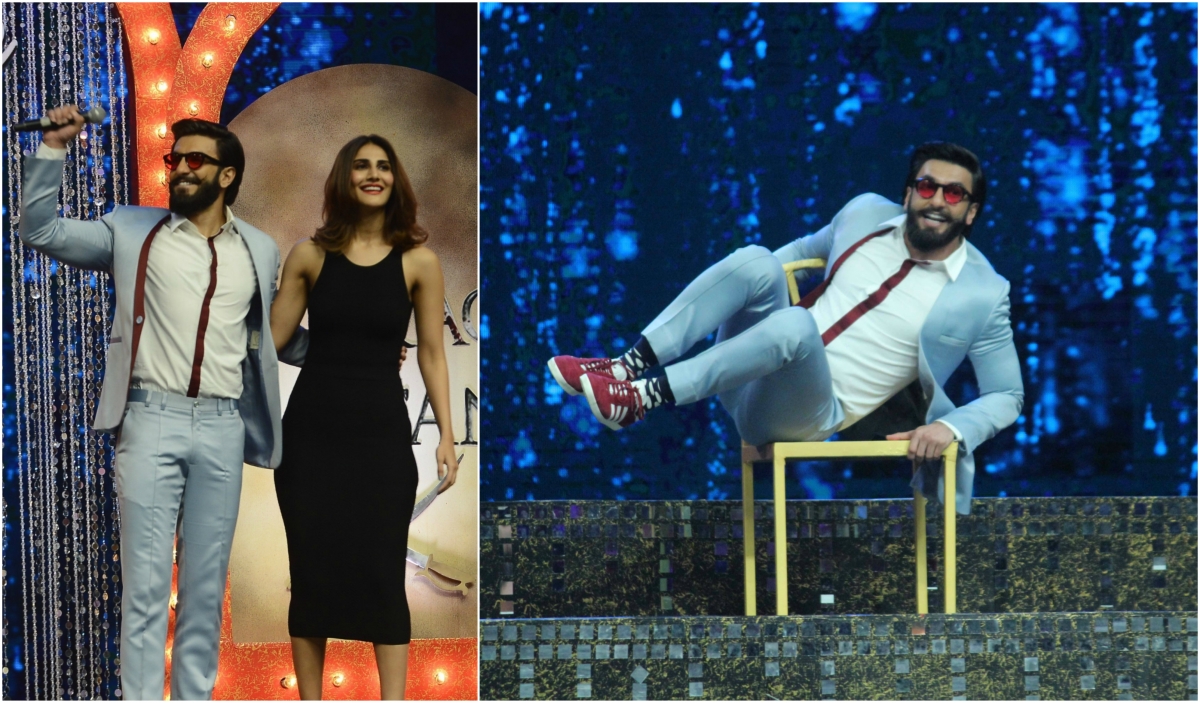 Ranveer Singh, Vaani Kapoor at the Befikre promotions. Ranveer Singh, Vaani Kapoor