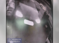 CCTV shows woman left paralysed after car drives onto pavement