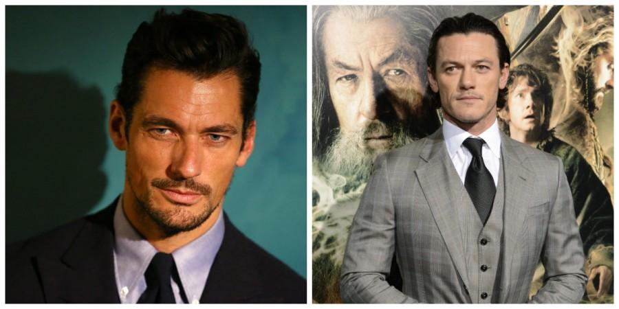 David Gandy and Luke Evans Luke Evans
