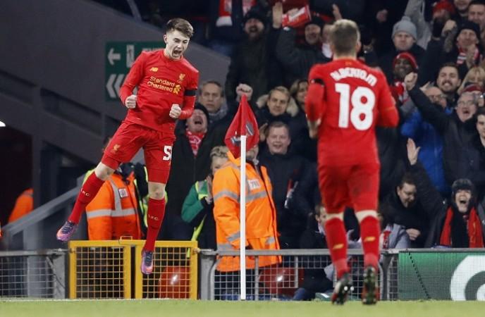 17-year-old Ben Woodburn became Liverpool's youngest goalscorer after his first goal against Leeds. Ben Woodburn