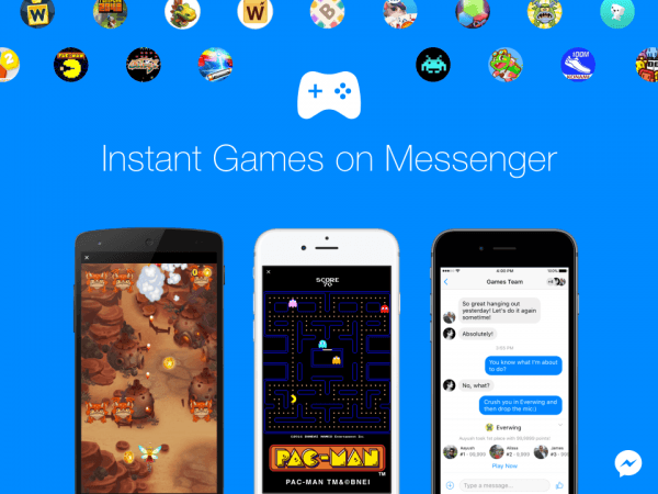 Pac-Man, Space Invaders and 15 other games on Facebook Messenger Pac-Man, Space Invaders and 15 other games on Facebook Messenger