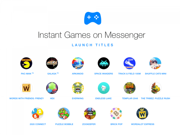 Instant games on Facebook Messenger Instant games on Facebook Messenger