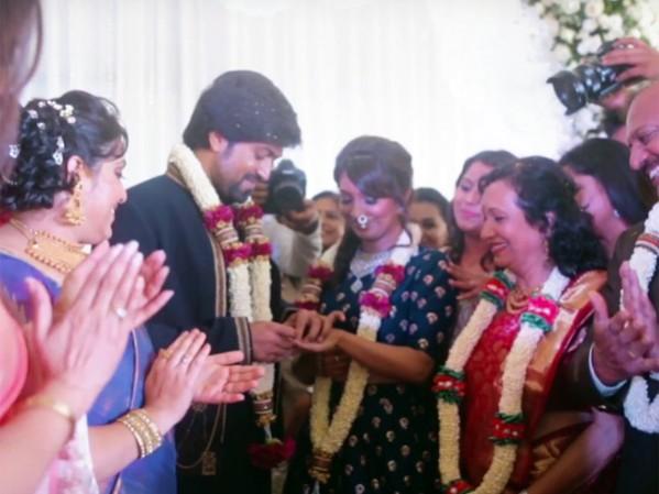 The preparation for the wedding of Yash and Radhika Pandit are happening in full swing. Yash-Radhika Pandit Engagement