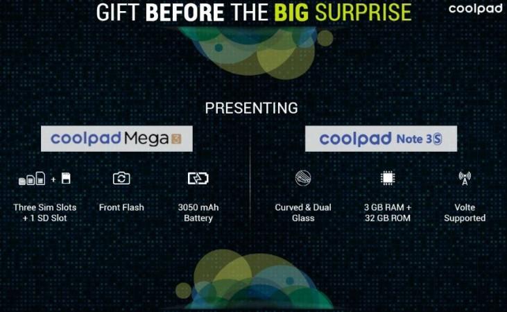 Coolpad Note 3S, Mega 3 launched in India; price, specifications Coolpad Note 3S, Mega 3 launched in India; price, specifications