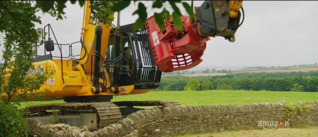 Hammond and May are knocking down Clarkson's house. The Grand Tour Episode 2