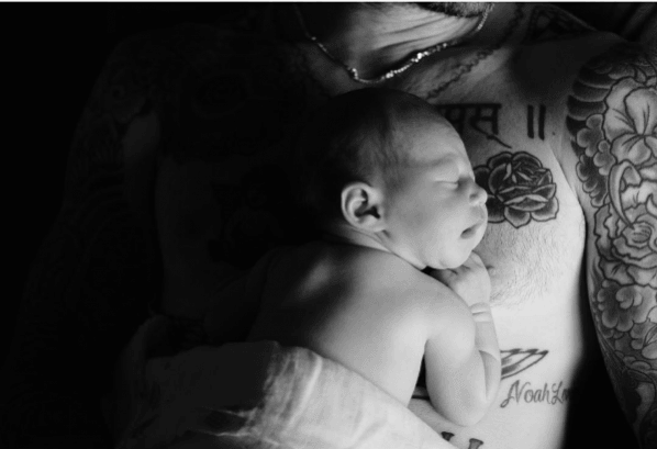 Adam Levine with daughter Dusty Rose Adam Levine