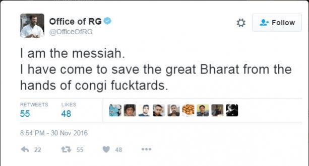 Rahul Gandhi's Twitter handle was hacked on Wednesday. rahul twitter